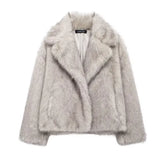 Women's INS Explosion Artificial Fur Effect