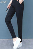 Pants Women Side-stripe Lace-up Harem Slim All-match Womens Soft Leisure Spring Trendy Ulzzang Simple Hot Sale Basic