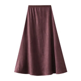 Hanging Half-Body Dress 2025 Autumn High Waist Is Thin And Covered With Meat A-Shaped Skirt Temperament Long Skirt Umbrella Skirt