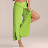 Waist Sports Fitness Yoga Wide Leg Color