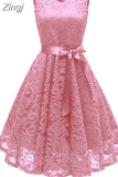 2023 Summer New Women's Lace Dresses Floral Crochet Hollow Out Vestido Patchwork Casual Slim Office Party