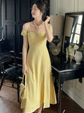 Women Summer Midi Dress Elegant Lady Party One Piece Clothes