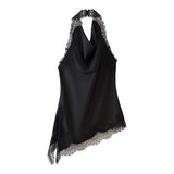New Hanging Neck Lace Top 5919203 Silk Tatami Dress