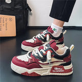 Year's Red Men's Shoes Spring Niche Design Casual Board Shoes Thick Soles Increase 47 Special Large Code 48 Sports
