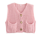 Women's Explosive Coarse Knitted Vest
