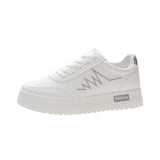 White Shoes Women 2025 Spring And Summer New Female Casual Shoes Korean Version Of Fashion Student Shoes Lightweight Breathable Flat Plate