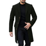 New Hair Coat Man's Coat Burst Japan And South Korea Single Buckle Cardigan