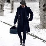 Hair, The Coat Of Coat Men Double Buckle Thicker This Wind Jacket Wish This