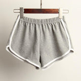 Zingj 01 Sports Shorts Women Summer Leisure Fashion Streamline Cotton Three Point Pants New Korean Version Of Beach Hot