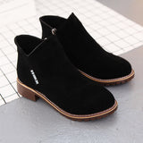 Women's Boots Autumn And Winter Grinding Party And The Korean Version Of Martin Boots Women's Casual Large-Size Short-Bobine Cotton Boots