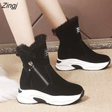 Winter Shoes for Women 2023 Women's Boots Non-slip Waterproof Snow Boots Women Thick Plush Zipper Warm Women's Ankle