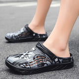 Men's Hole Shoes Trend Outdoor Wearing Slippers Personality Double-Use Cool Drag Home Comfortable Summer Baotou Beach