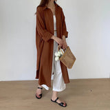 White Shirt Women Wear 2025 Spring And Autumn New Loose Leisure Tops In The Long