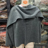 New Women's Clothing With Asymmetric Scarf Short Knitted