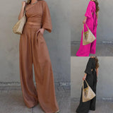 2025 Spring And Autumn New Women Fashion Temperament Solid Color Diagonal Collar Jacket Waist Two