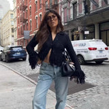 For Women's Clothing INS Explosive Fashion Tuxedo Knitted Shirt + Half-Dress