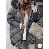 New Women's Explosive Temperament Winter Hooded Hoodie
