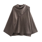 Cloak Style Long Sleeve Hair This Coat 2025 Spring And Autumn New