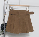 Wicked Skirt Autumn And Winter New High-Waisted 100-Fold Skirt Anti-Light A Word Umbrella Skirt