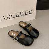 Bottom Bag Head Half Slippers Women Wear 2025 New Summer Pedaled Shoes Flat With Skirt Cool
