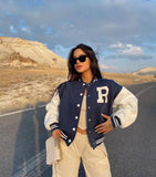 Women's Casual Fashion Prints And Thicken And Long-Sleeved Baseball