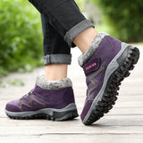 Heightening Couple Snow Boots Winter Plus Velvet Warm Men And Women Outdoor Cotton Shoes Warm Sports