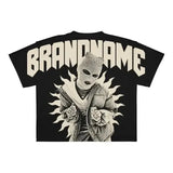 Y2K Harajuku Style T-Shirt Men's Hip-Hop Graphic Printing Cotton Punk