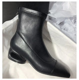 Fashion Boots Women's Shoes In The Autumn And Winter Of 2025, French Version Of Thin Boots And Squeal Boots After The Zipper Short