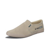 Men's Shoes Korean Version Of Fashion Casual Shoes Pure Color Trend Shoes One Foot Lazy Shoes Set Sail Canvas Shoes Flat Plate