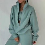 Ebay New Autumn Women's Clothing New Fashion Catch Velvet Sports Leisure Suit