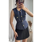 Women's Clothing INS Net Red Explosive With Belt Beads Texture