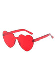 Heart Frame Sunglasses-Outfit