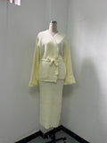 2025 New Southeast Asian Women's Knitted Sweater With A Dress Dress