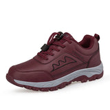 Leather Waterproof Mother Casual Shoes Soft Soles Of Anti-Slip Old Shoes Women Comfortable And Lightweight Middle-Aged Walking Shoes