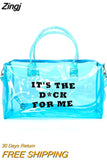 Transparent Waterproof Yoga Gym Bag Outdoor Sports Fitness Handbag Unisex Hiking Yoga Messenger Bag Workout Shoulder