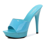 Zingj A Word With Slippers Female 2023 New Summer Fashion 13CM Joker Web Celebrity Sexy High Heels Fine