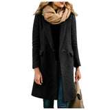 Autumn And Winter New Products Burst The Long Hair Of The Female Coat Dark Button Niot
