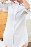 Shirts Women White Shirt Women Long Sleeve Shirts Woman Pink Blouse Tops Office Lady Long Shirt Woman Oversize Blouses