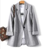 Red Blazer Tide Ms. Han Version 2025 New Spring And Autumn Loose Leisure Autumn Korean Blouse Small