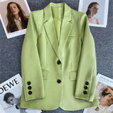 Zingj Suit Jacket Female 2024 Spring And Autumn New Style Casual Texture Fried Street Suit Korean Version Suit Jacket