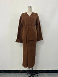 2025 New Southeast Asian Women's Knitted Sweater With A Dress Dress