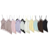 Women's 2025 Summer New Fashion Sexy Lace Decoration Underwear Blouse