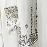 New Fashion Heavy Industry Nails Studded Suit Dress Dress Dress Fishtail