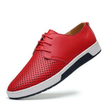 Zingj Plus-Size Hollow Out Men's Shoes Fashion Trend Youth Sandals Breathable Casual Leather