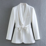 And Dress Blazer 231018 Straight-Fits High-Rise Trousers 2216118