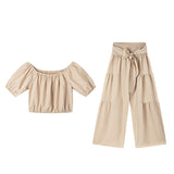 New Women's Wide-Legged Trousers Commuting High-Waisted Solid-Colored Micro-Tape With Hanging Pants Casual