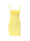 Y2K Bodycon Slip Mini Dress- Outfit