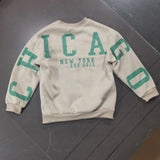 Women's Casual Fashion Letter Print Thicken And Loose Round-Neck Long-Sleeved