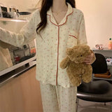 Sets Women Geometric Design Temper Baggy Short Sleeve Cozy Summer Casual Homewear Chic New Simple Fashion Classic Ulzzang 211-1-Outfit