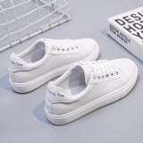 White Shoes Women 2025 Spring And Autumn New Female Shoes Students Flat Tide Shoes Spring And Autumn Sports Leisure